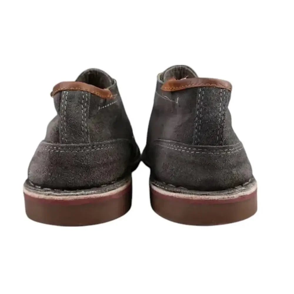 Kenneth Cole Shoes Mens 10 Oxford Desert Boot Classic Suede Dress Comfort Grey